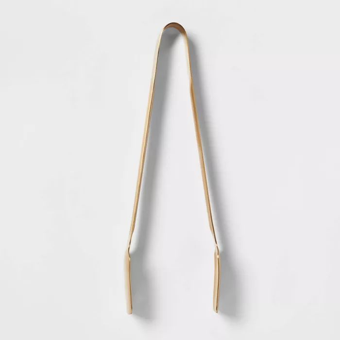 Stainless Steel Brass Finish Tongs - Threshold™ | Target