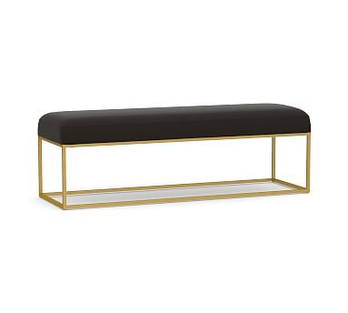 Millie Upholstered Bench | Pottery Barn (US)