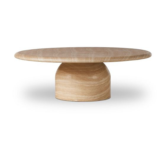 Cardinal Round Concrete Coffee Table (48") | Pottery Barn (US)