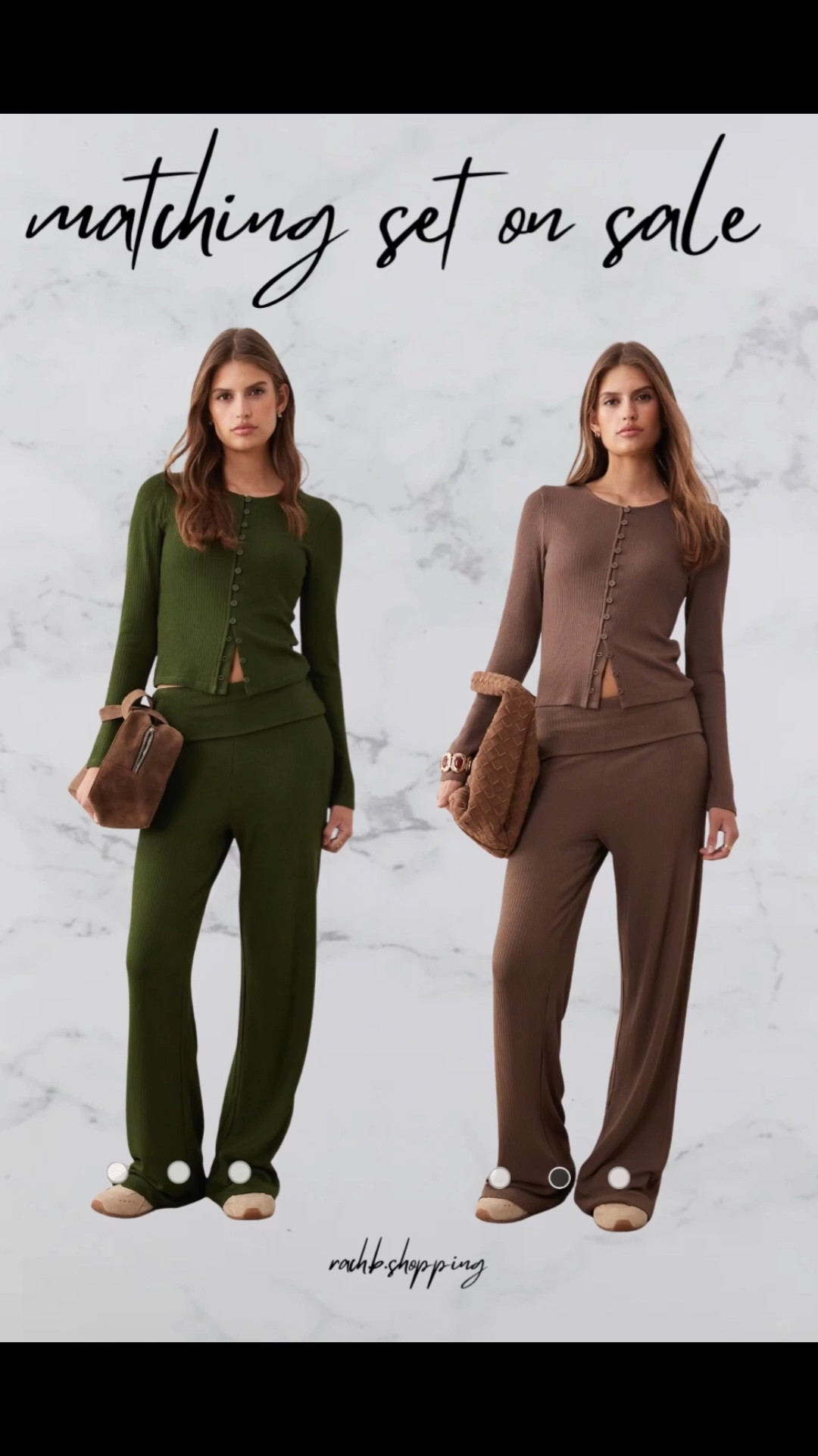 This super cute matching set is on sale. Each piece is around $25 (minus the green top for some reason - it’s $37). I just returned a set from Revolve that was almost identical for over $100. So overpriced! 

#LTKOver40 #LTKSaleAlert #LTKmomlife