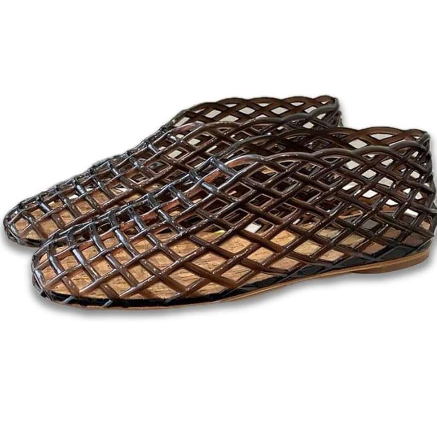 V OPXIN Jelly Mesh Ballet Flats for Women Clear Hollow Jelly Shoes Sandals Round Toe Non-Slip Bea... | Amazon (CA)