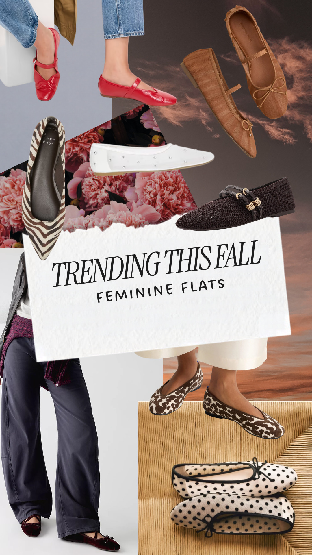 Trending This Fall: Feminine Flats  

 