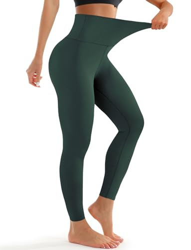 Leggings for Women - High Waisted Full Length Buttery Soft Yoga Pants for Workout Athletic Daily | Amazon (US)