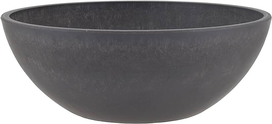 PSW Arcadia Products, Centerpiece Bowl, Fairy Garden Planter M30DC, 12 Inch, Dark Charcoal | Amazon (US)