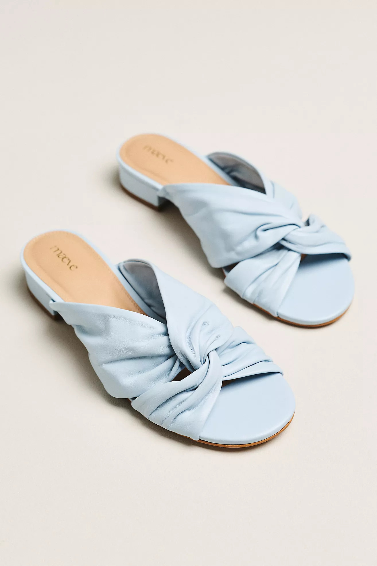 Maeve Twisted Slip-On Sandals | Anthropologie (US)