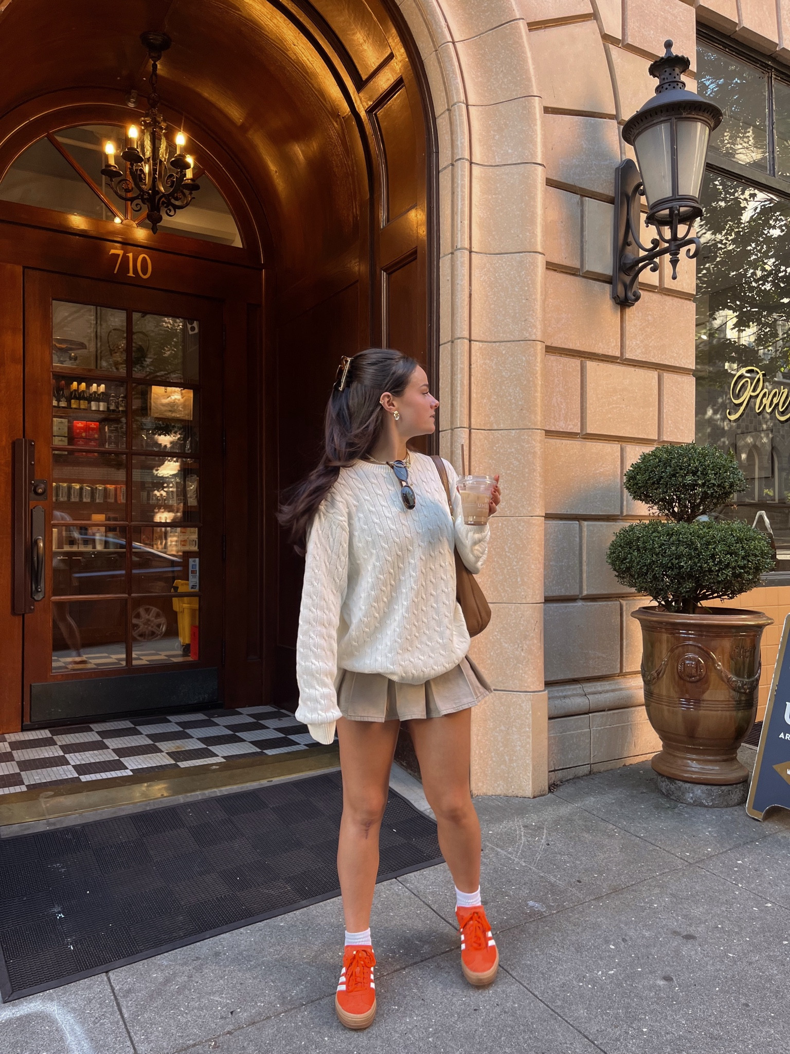 Fall 🍁🍂☕️ I’m 5’2 wearing a size XS skirt.

#LTKItBag #LTKSeasonal #LTKShoeCrush