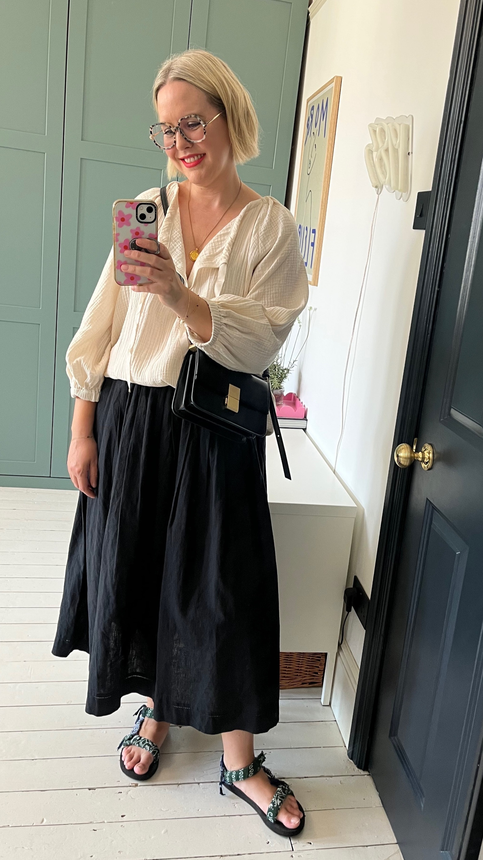 Trekky Woven Sandals, The Outnet, Blouse, ARKET, Maxi Skirt, Marks&Spencer, & Other Stories, Cross body Bag

#LTKstyletip #LTKSeasonal #LTKeurope
