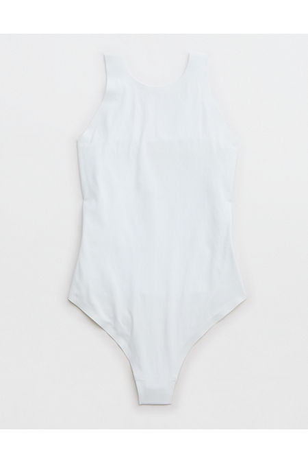 SMOOTHEZ High Neck Bodysuit Women's White XL | Aerie