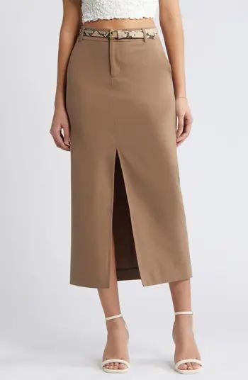 Suited Midi Column Skirt | Nordstrom