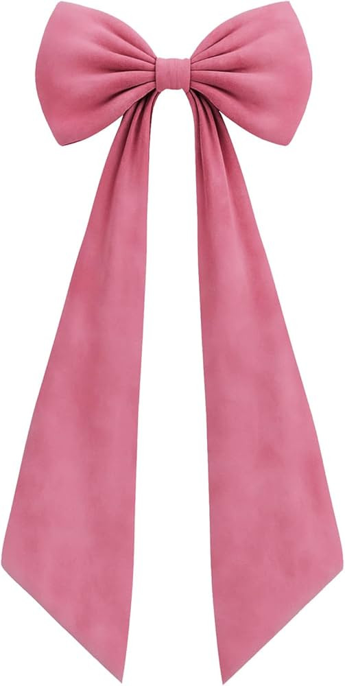 Big Pink Bow Decor 50x20 Inch Coquette Birthday Decorations, Large Giant Velvet Coquette Room Wal... | Amazon (US)