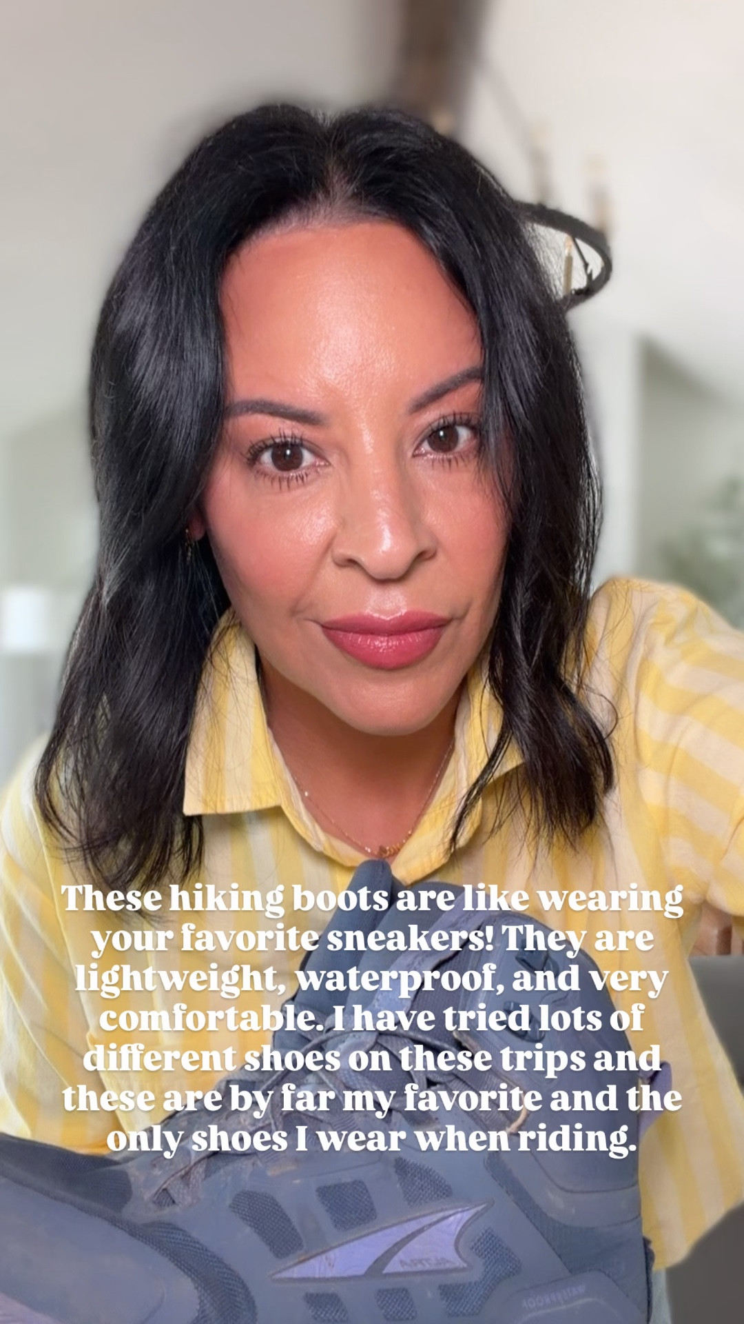 These hiking shoes are like wearing your favorite sneakers! They are lightweight, waterproof and comfortable! 

#LTKOver40 #LTKActive #LTKMothersDay