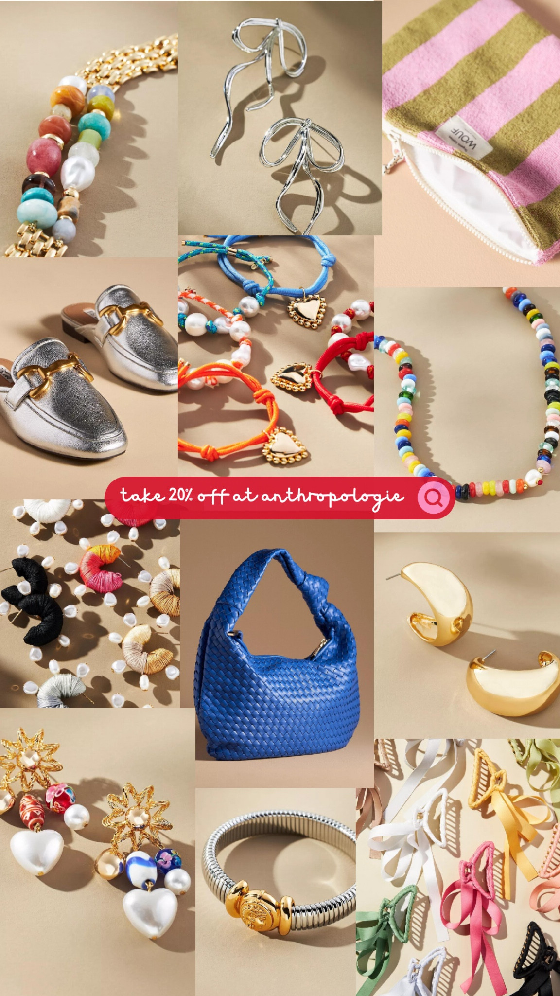 did someone say accessories?!? use code NATASHA20 for 20% off right now at Anthro || 

#LTKFindsUnder50 #LTKSaleAlert #LTKSummerSales