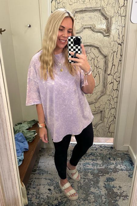 Altar’d State has the best oversized t-shirts ever! Tops are BOGO half off! These are insane quality. This is a large! Runs very oversized but so cute. 

#LTKmidsize #LTKfindsunder50 #LTKbump