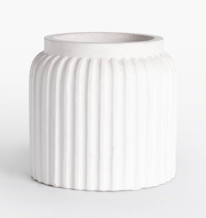 Concrete Fluted Planter | Rejuvenation