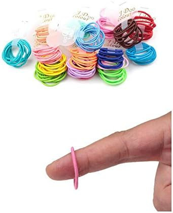 Zcoins Baby Hair Ties for Thin Hair Ponytail Holder for Newborn Girls, Toddler Rubber Bands for H... | Amazon (US)