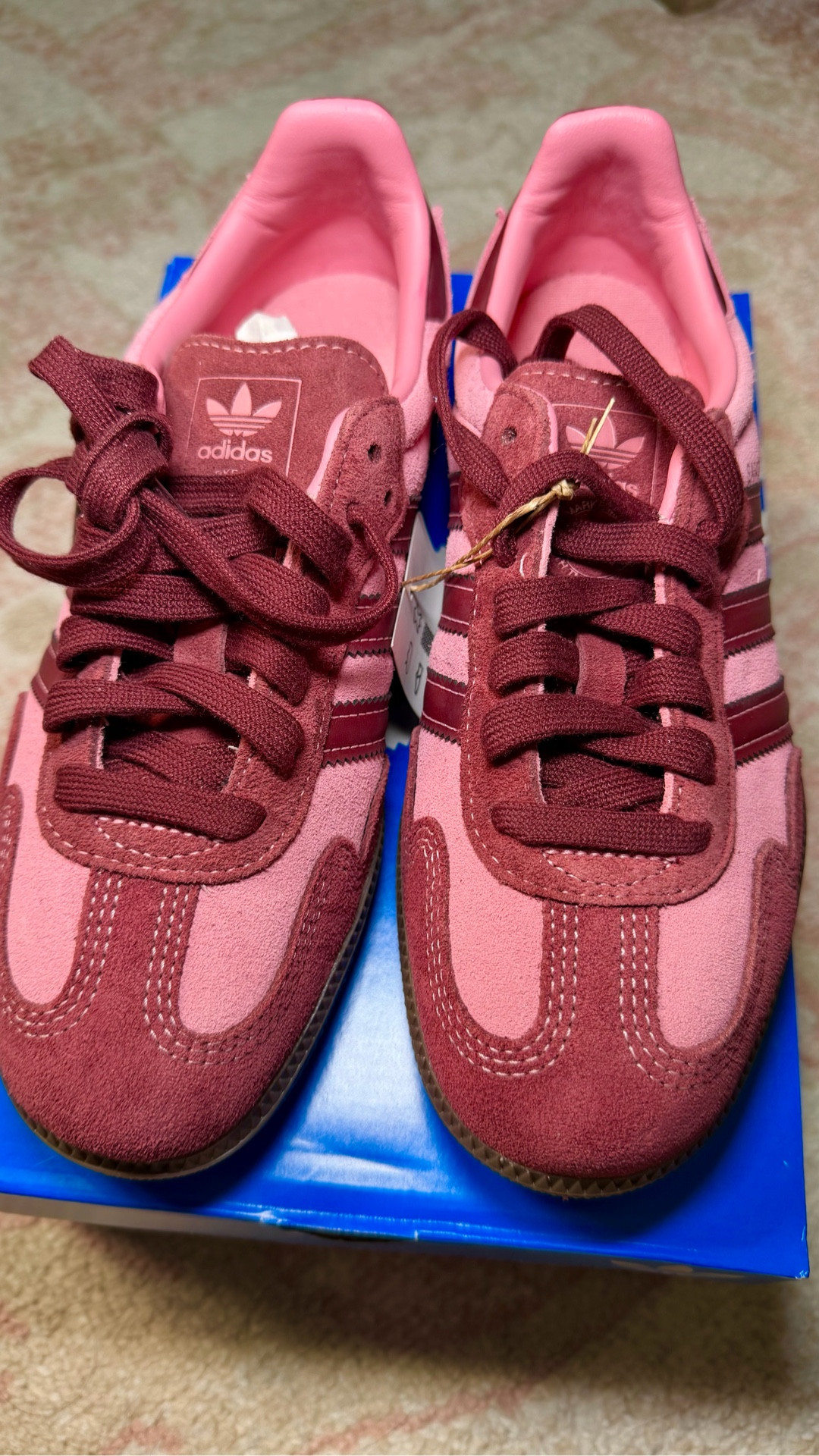 You guys! How cute are these Adidas Sambas?! This color combo is PERFECTION. 

#LTKmomlife #LTKgrwm #LTKOver40