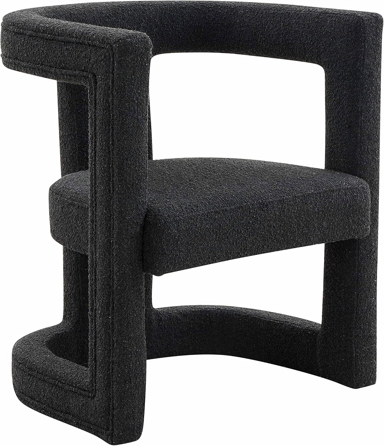 Tov Furniture Ada Black Accent Chair (Polyester & Polyester Blend) | Amazon (US)