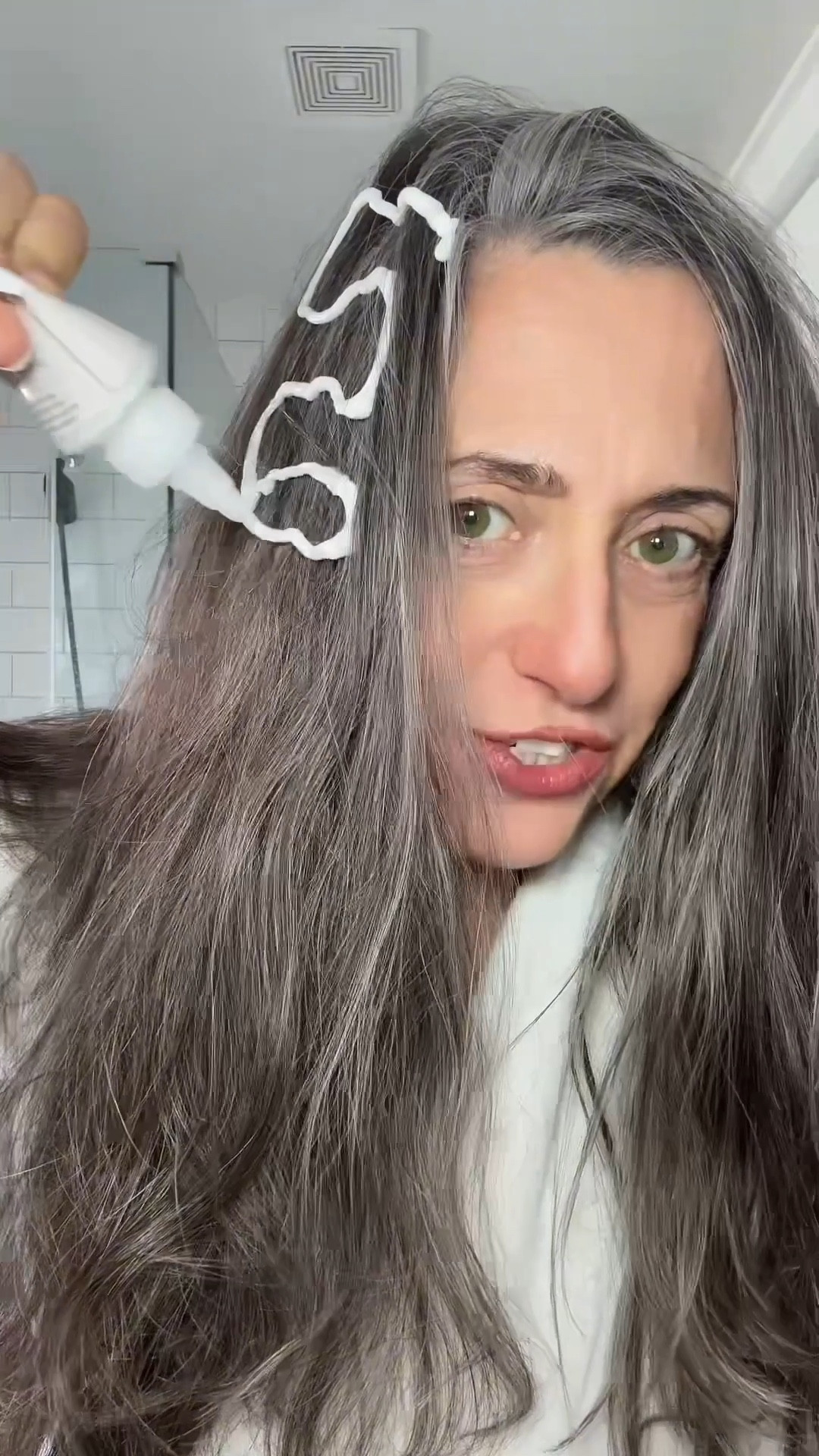 Glossy hair with the colorless gloss hair treatment by @oVertone Color no buildup, just shiny hair! 🪩 #hairgloss #shinyhair#smoothhair#overtone #hairtok

#LTKBeauty