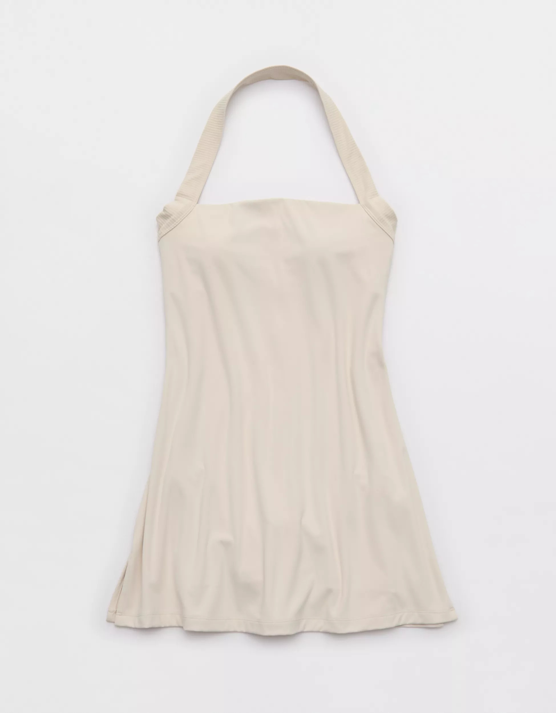OFFLINE By Aerie Real Me Halter Mini Dress | American Eagle Outfitters (US & CA)