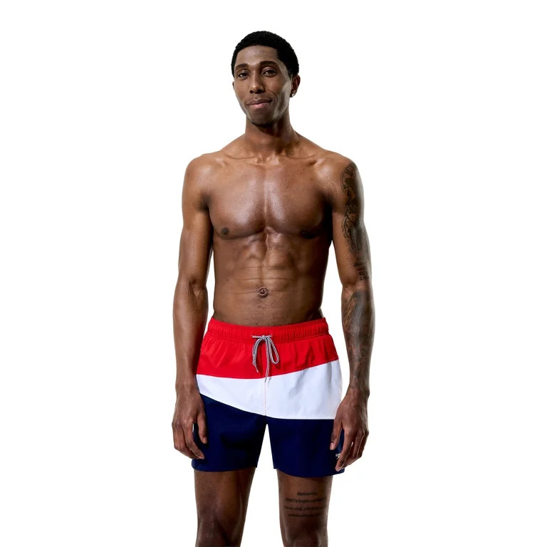 Speedo Men's Colorblock 5.5" Volley with Comfort Brief Liner, Sizes S-2XL | Walmart (US)