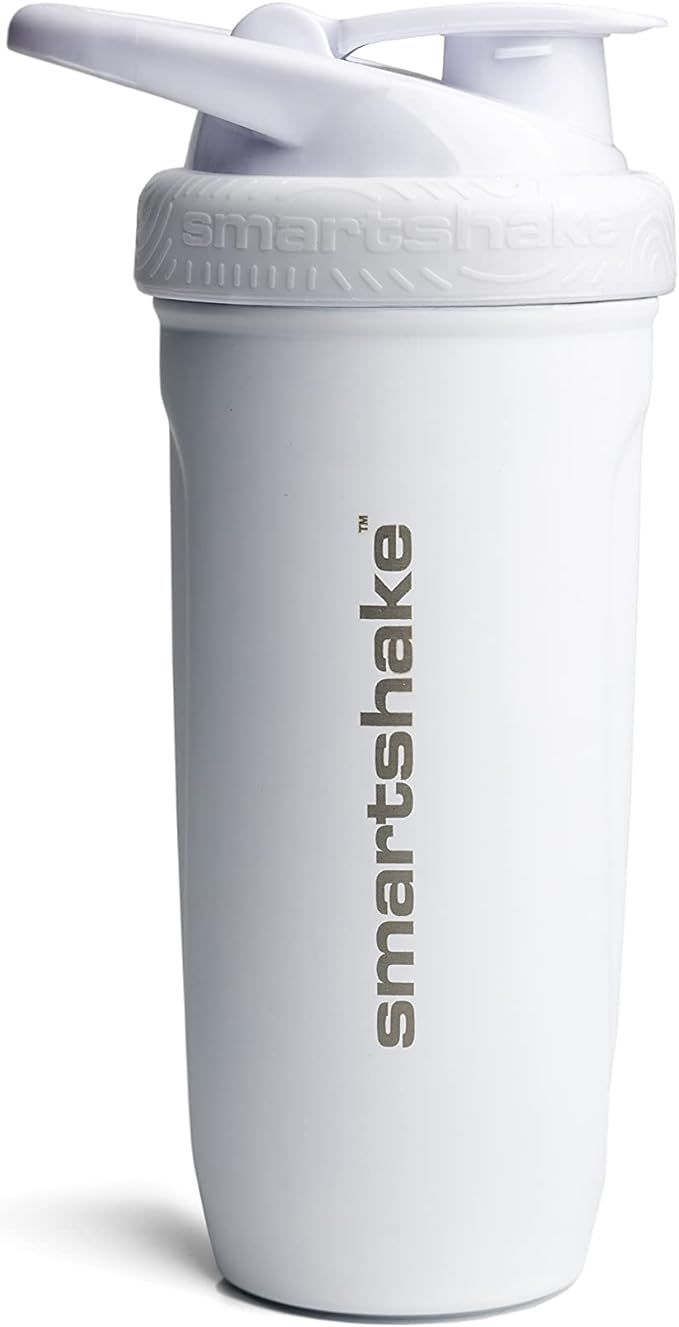 Smartshake Reforce Stainless Steel Protein Shaker Bottle 900 ml | 30 oz - Leakproof Screw-on Lid ... | Amazon (US)