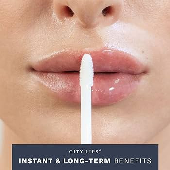 City Beauty City Lips Clear - Plumping Lip Gloss - Hydrate & Volumize - High Shine - Hyaluronic A... | Amazon (US)