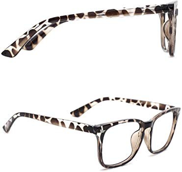Blue Light Blocking Glasses Square Nerd Eyeglasses Frame Anti Blue Ray Computer Game Glasses | Amazon (US)