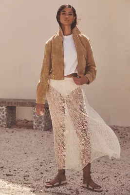 BLANKNYC Cinnamon Crunch Suede Jacket | Anthropologie (US)