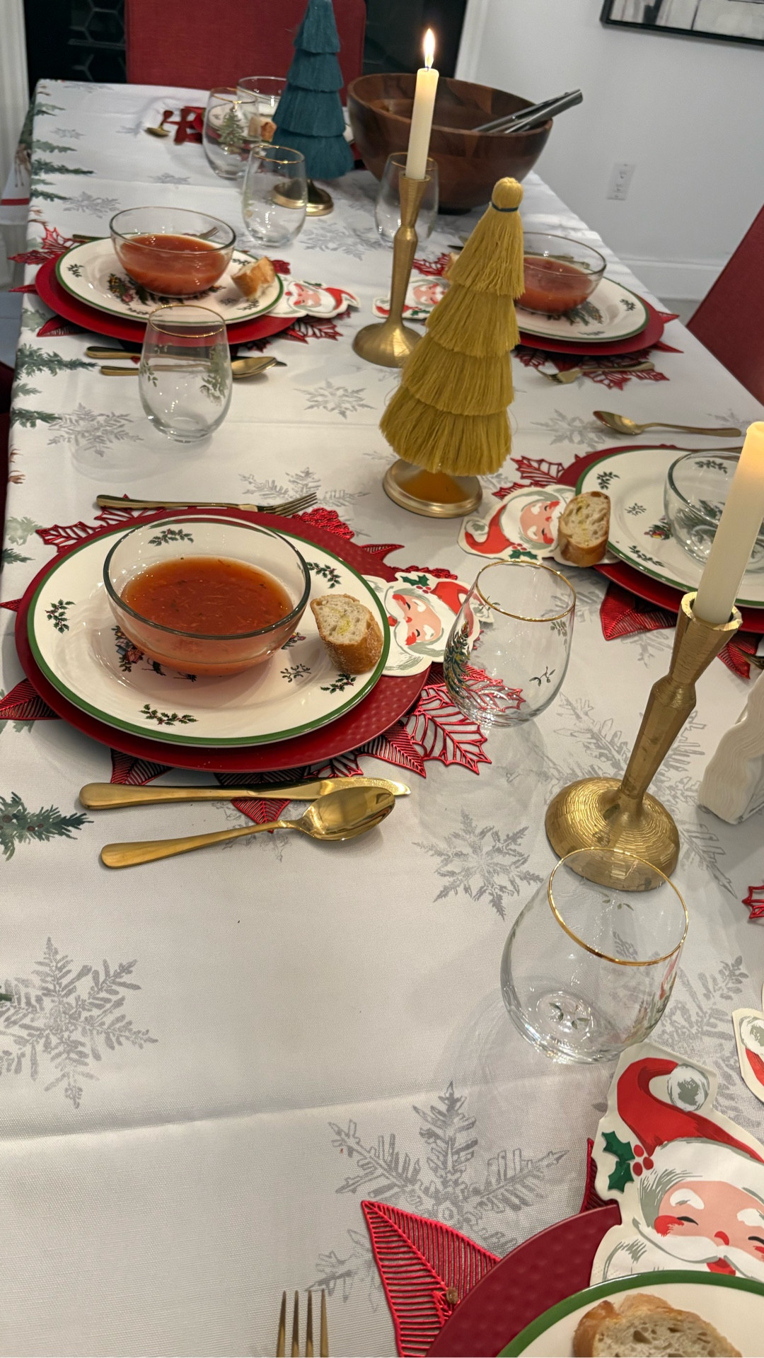 A beautiful Christmas table. 

#LTKSeasonal #LTKHoliday #LTKHome