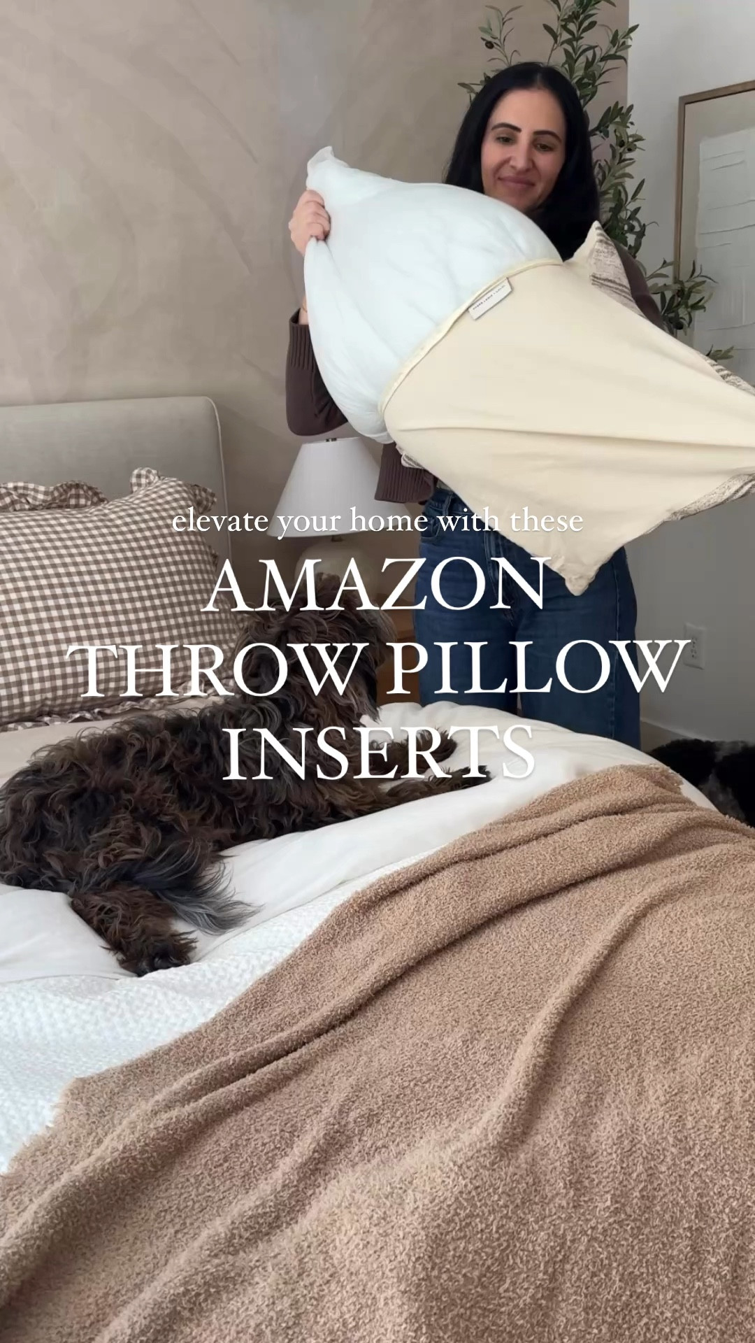instantly elevate your home with this simple update ☁️ 

I’ve tried other inserts & I did my research before going with these. I’m so happy with them and can say these are THE Amazon throw pillow inserts to buy from the get go!



#pillow #throwpillows #bedding #pillows #livingroomdecor #neutralhome #neutraldecor

#LTKHome