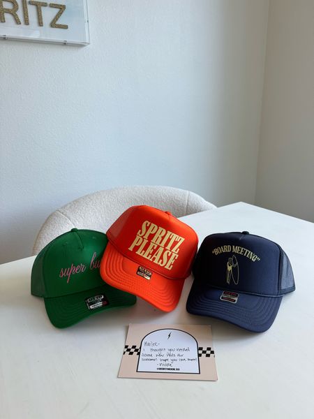 new summer trucker hats 🤞🏼🧡

#LTKSeasonal #LTKFindsUnder50