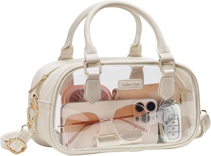PACKISM Clear Bag for Stadium Events - Clear Purses for Women Stadium Crossbody Concert Bag for G... | Amazon (US)