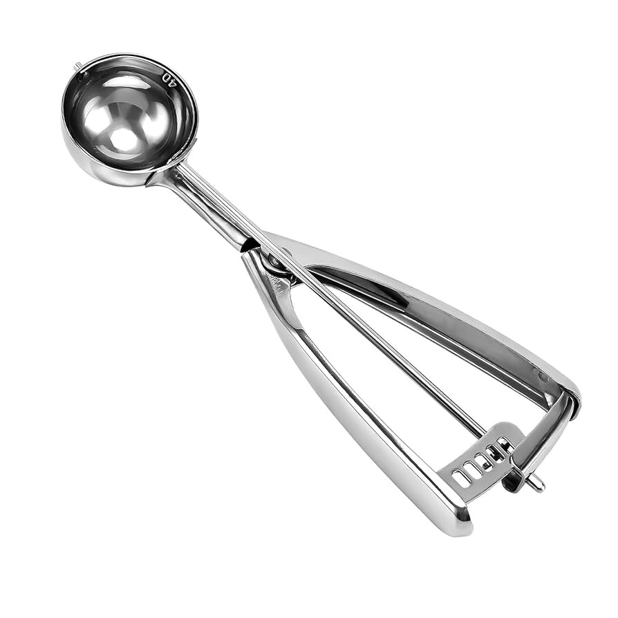 Medium Cookie Scoop, 2 Tbsp / 30ml / 1 oz, Size #40 Cookie Dough Scoop, Cookie Scoops for Baking,... | Amazon (US)
