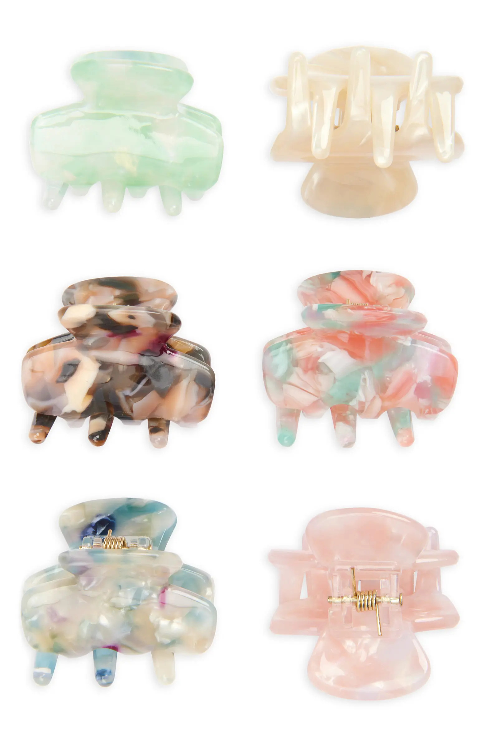 Tasha Assorted 6-Pack Mini Jaw Hair Clips | Nordstrom | Nordstrom