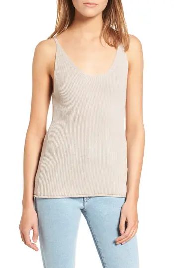 Women's Cotton Emporium Double Scoop Sweater Tank Top | Nordstrom