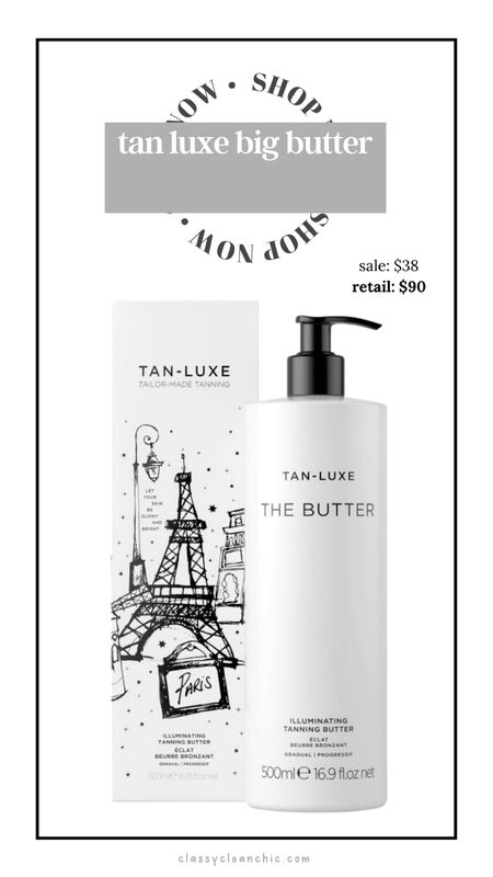 Tan luxe big butter tanning lotion hsn sale gift for her 

#LTKbeauty #LTKsalealert #LTKstyletip