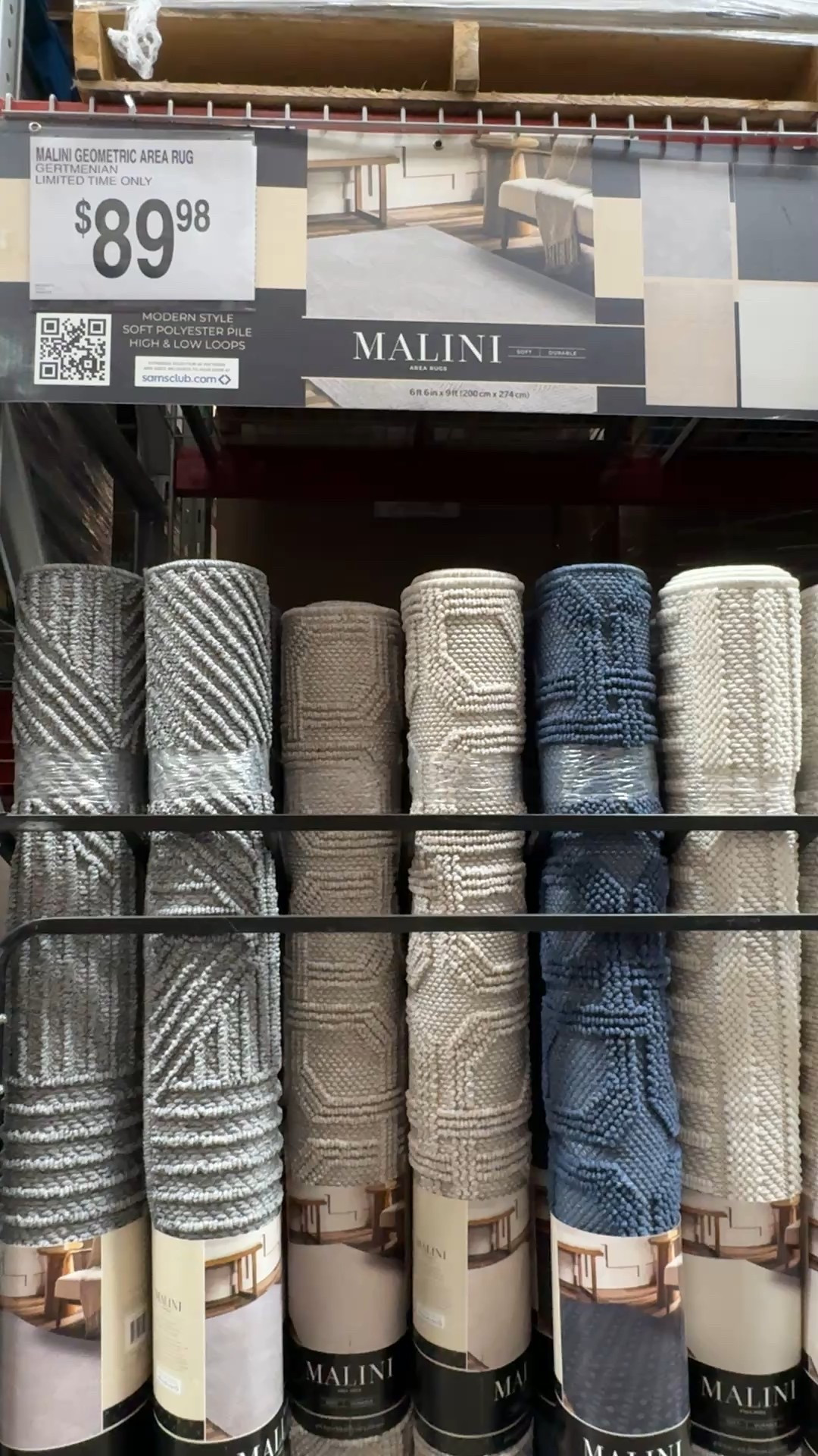 Find new Gertmenian Malini Area Rugs now at Sam’s Club! They are so gorgeous. I found these at the Bentonville, AR club and they had size 6’6x9’6 and are $89.98. They have more sizes available online! 