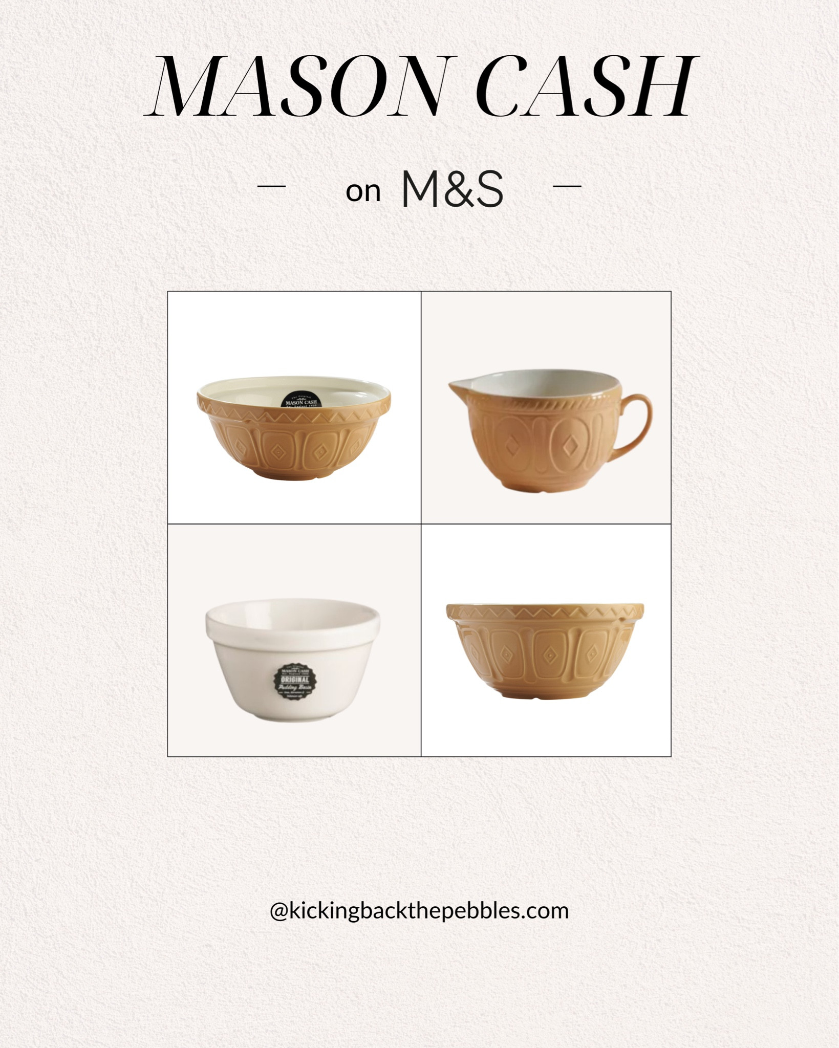 Have you checked out M&S's kitchenware line recently? You might be surprised to find that they carry Mason Cash bowls—perfect for upgrading your kitchen earthenware game. Don't miss out! 🍽️✨ #KitchenEssentials #UnexpectedFind #MandSHome

#LTKfindsunder100 #LTKhome #LTKeurope