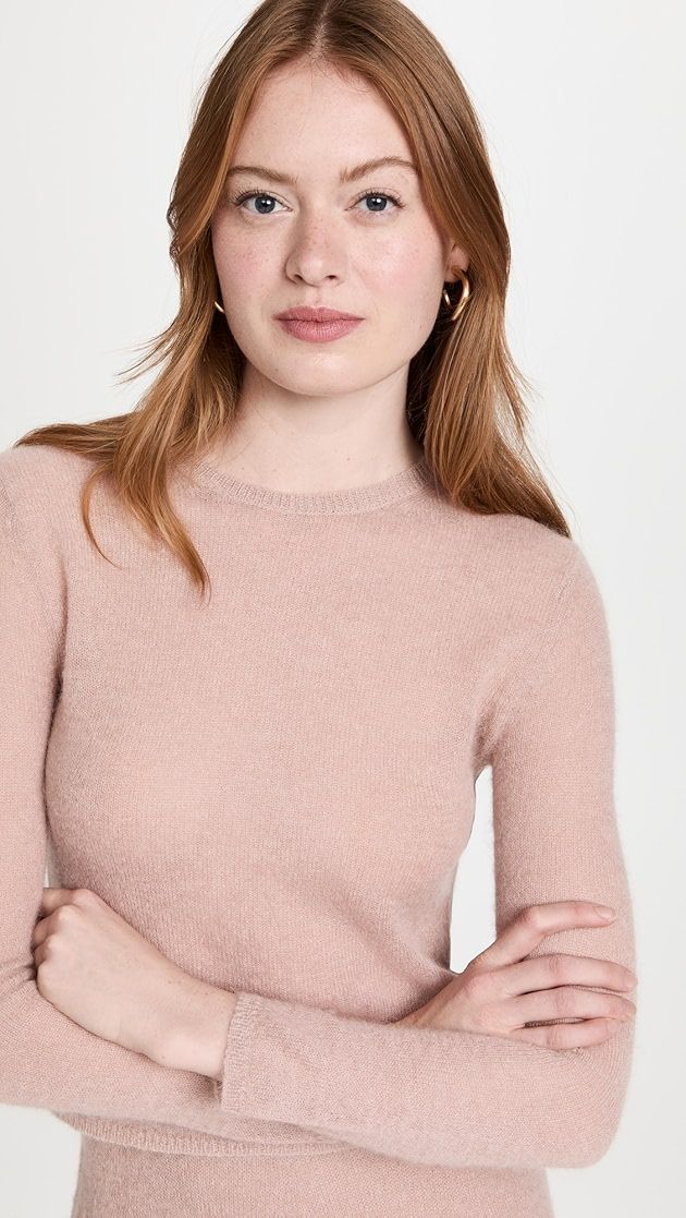 Vince Brushed Crew Neck Sweater | SHOPBOP | Shopbop