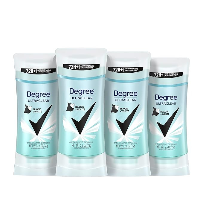 Degree Women's Black+White 4 Count Antiperspirant Balm 2.6 oz - Protects from Deodorant Stains, F... | Amazon (US)