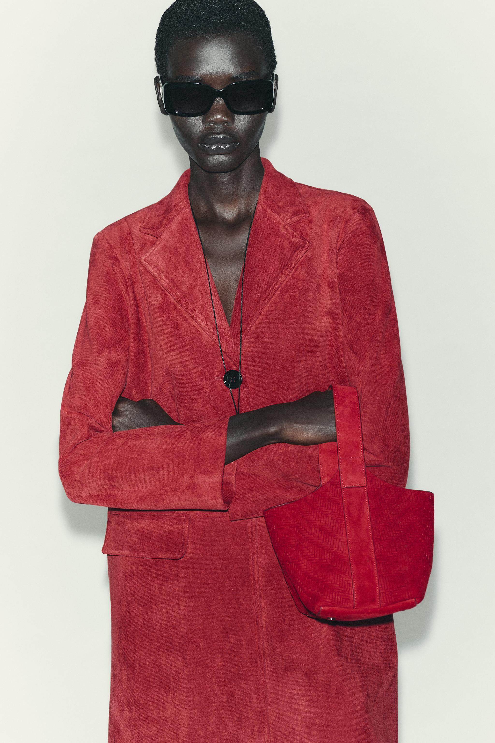 FAUX SUEDE TAILCOAT | Zara US