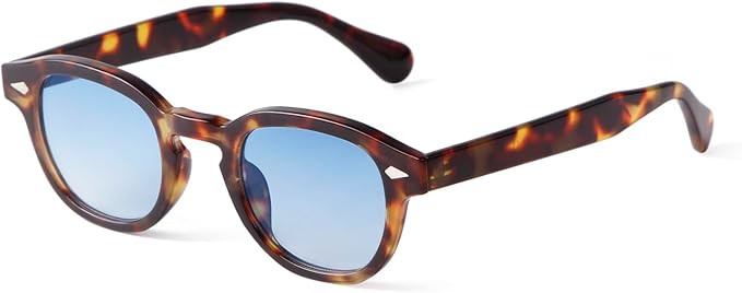 ADE WU Retro Round Sunglasses for Women Men Vintage Small Circle Frame Tinted Sun Glasses Unisex ... | Amazon (US)