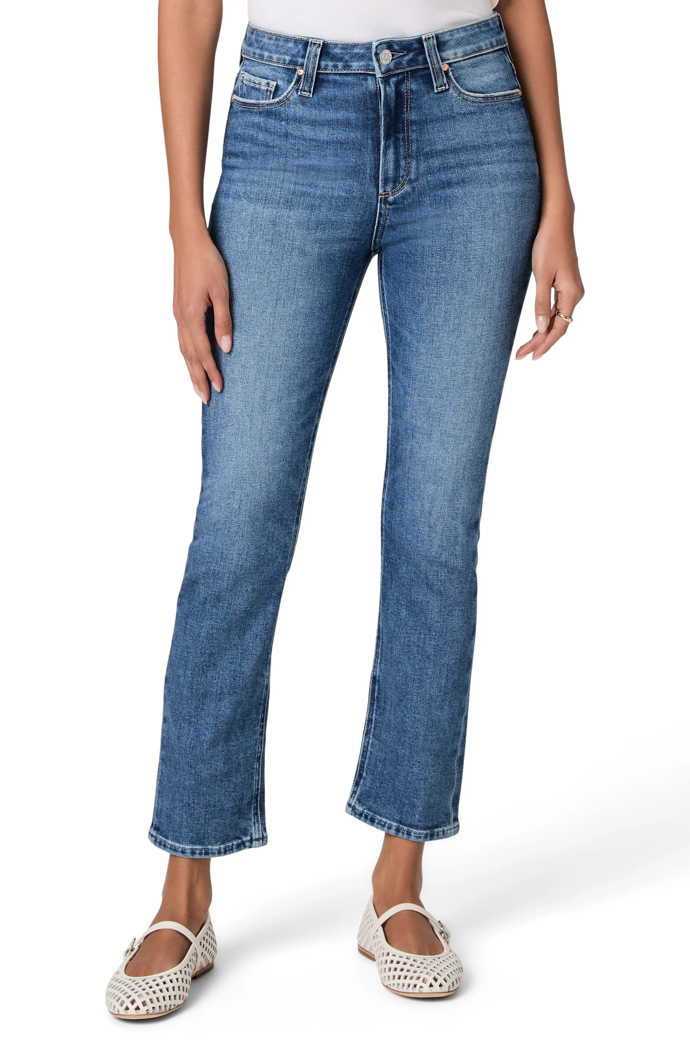 Cindy High Waist Ankle Straight Leg Jeans (Women) | Nordstrom | Nordstrom