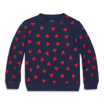Kids Sweatshirt In Confetti Hearts | Nordstrom