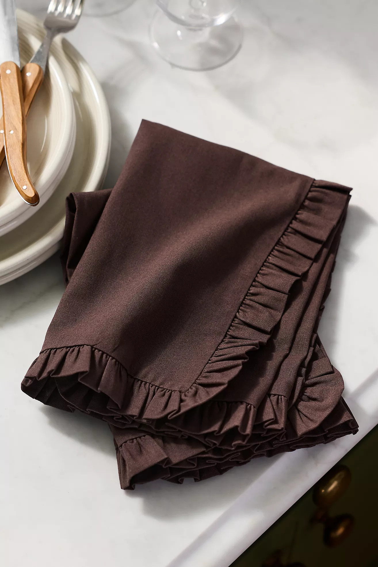 Brynn Solid Napkins, Set of 2 | Anthropologie (US)