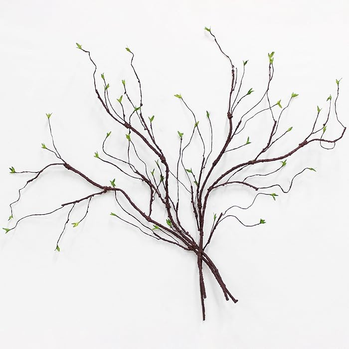 4pcs 40inch Bendable Artificial Tree Branches Vines Twigs Simulated Tree Vines Suitable for Livin... | Amazon (US)