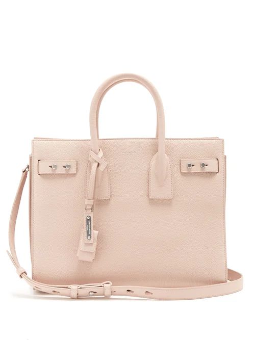 Saint Laurent - Sac De Jour Small Grained Leather Tote - Womens - Light Pink | Matches (US)