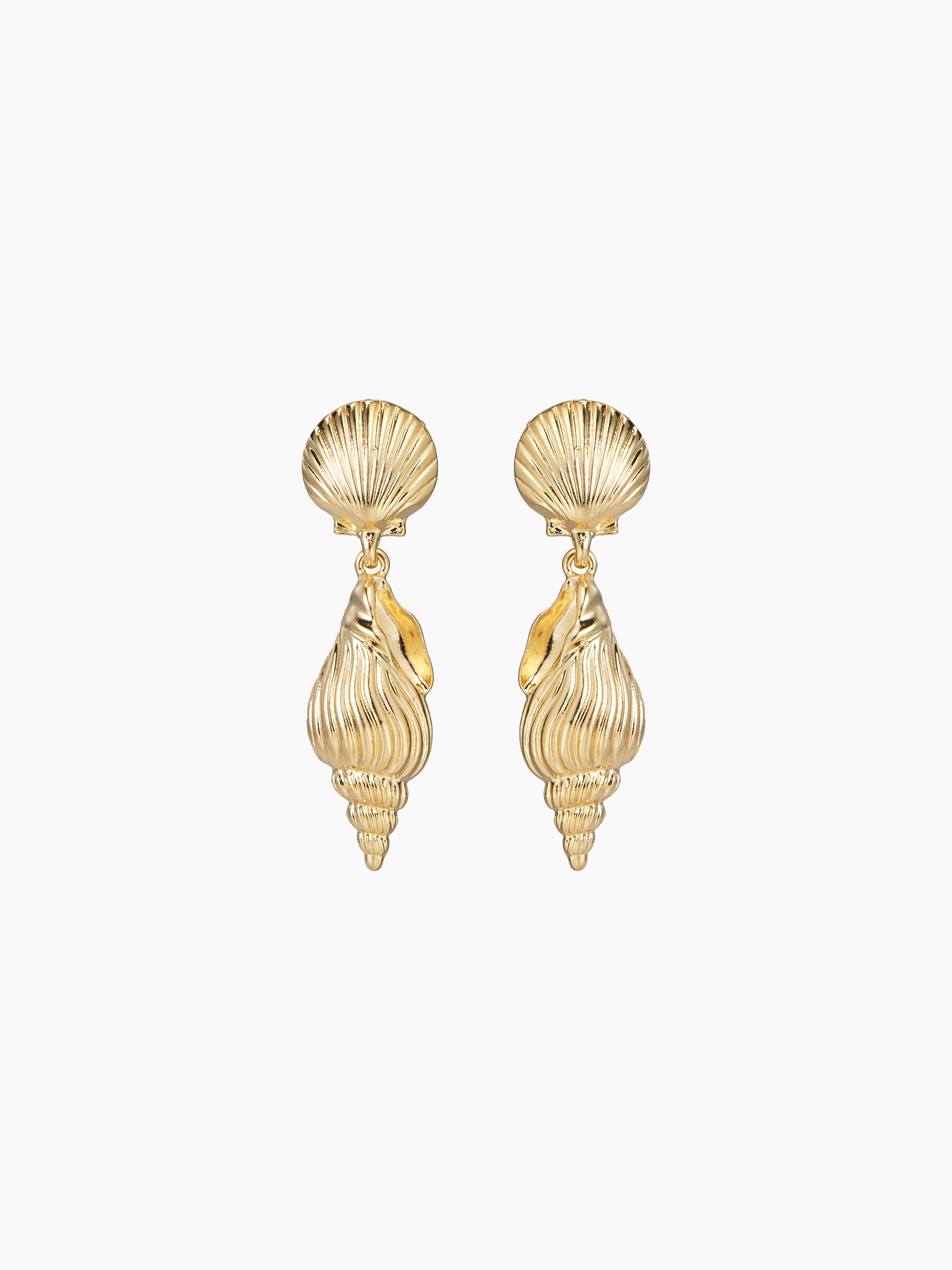 SHELL & CONCH DROP EARRINGS For Vacation Beach | Cider