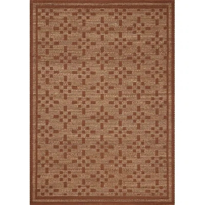 Chris Loves Julia x Loloi Judy Natural / Spice Area Rug | Wayfair North America