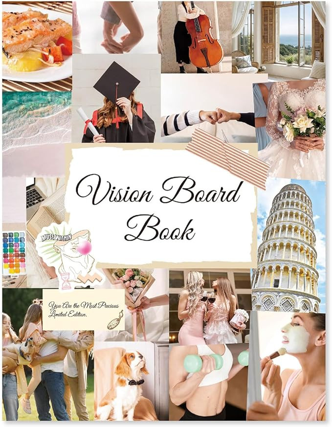 ANERZA 1100+ Vision Board Book, Vision Board Supplies for Women, Vision Board Clip Art Book, Visi... | Amazon (US)
